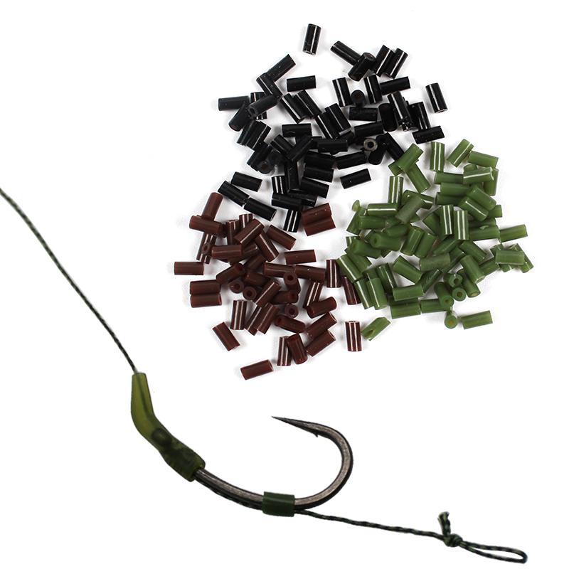 Fishing Hook Box - 200 ชิ้น/กล่องตกปลาซิลิโคนผม Fit Over Hook 2/4/6/8