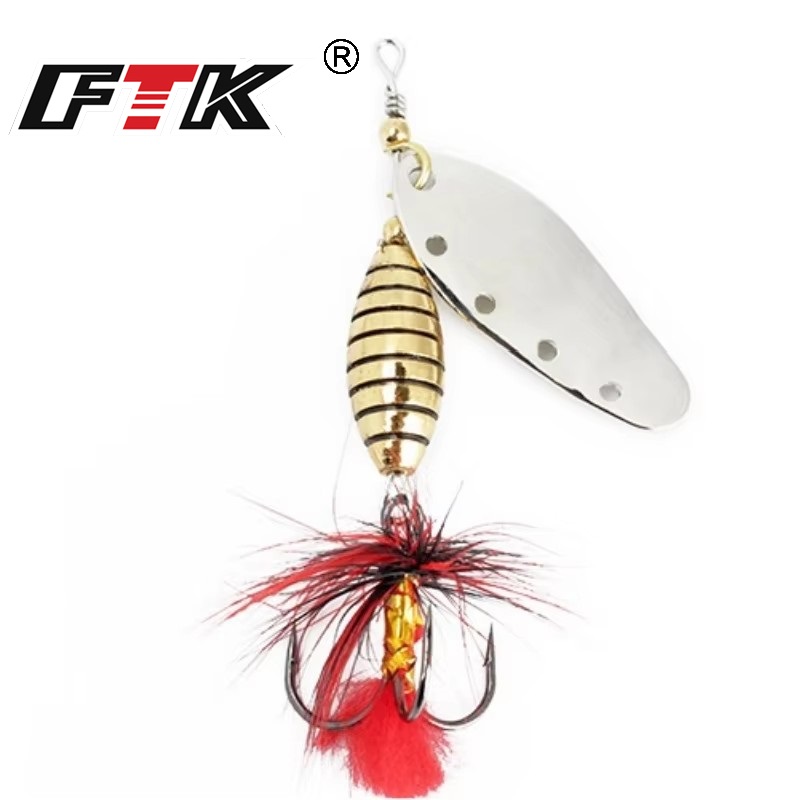 Fishing Hook Treble - FTK 6g 12g 16g โลหะ Spinner