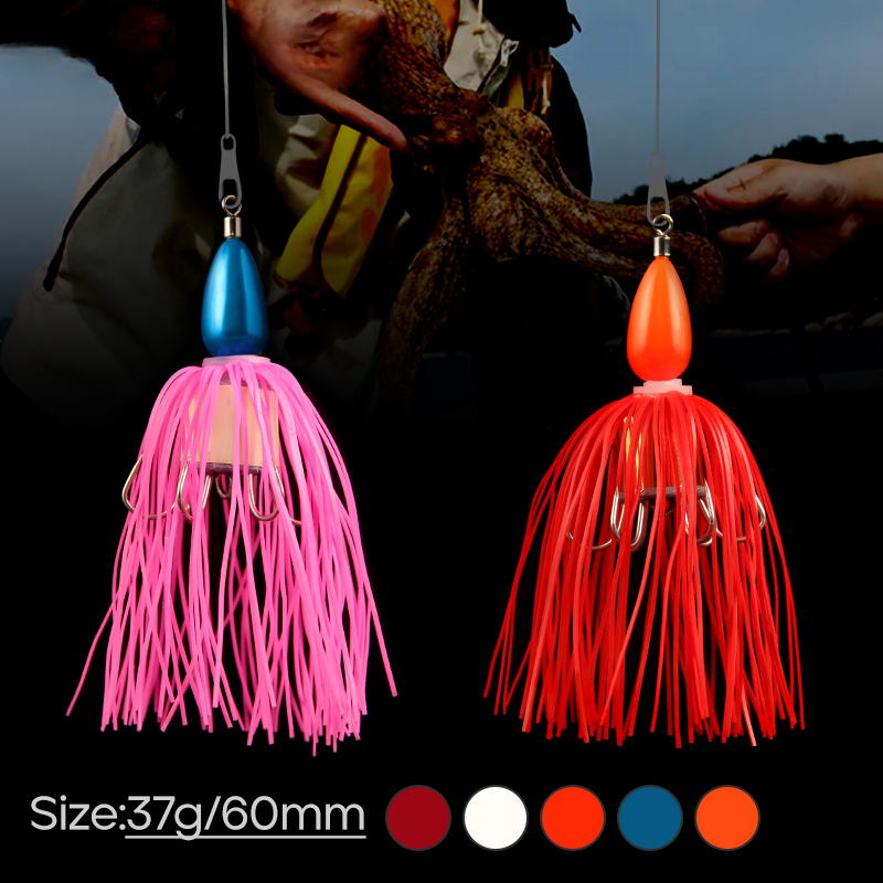 Fishing Hook Weedless - 37g Weedless ฟุตบอล Jig Head ตะขอตกปลา