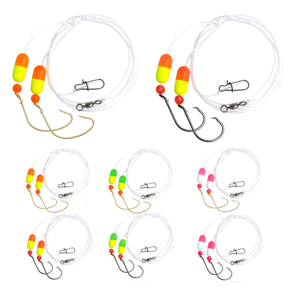 Fishing Hook Circle - ชุดตกปลา Aventik Pompano Rig สำหรับตกปลาทะเล ชุดเบ็ดตกปลาแบบ