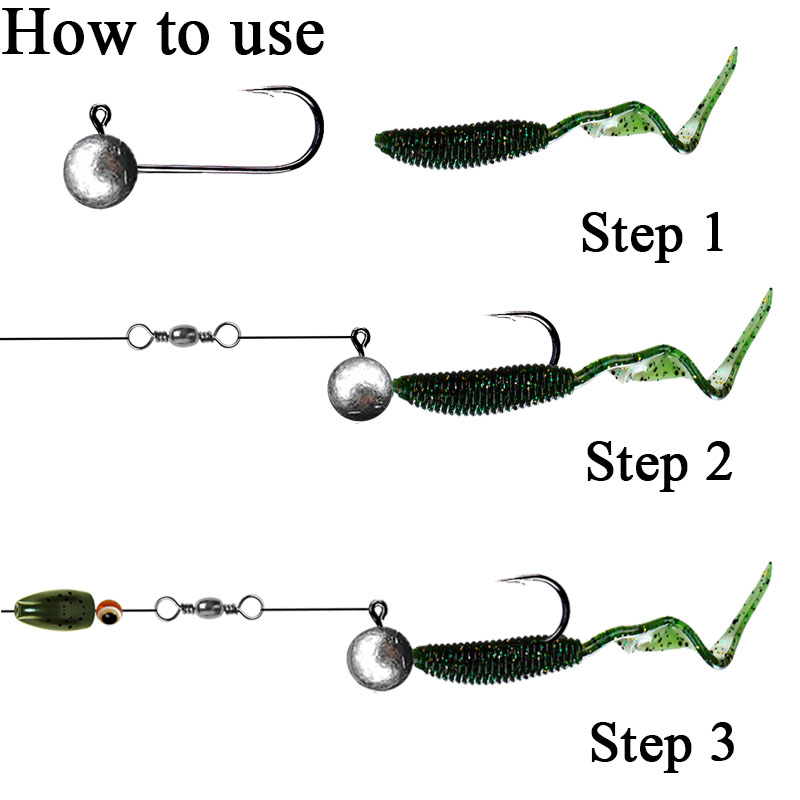 10 ชิ้น/ล็อต Jig Head ตะขอตกปล - Fishing Hook Offset บทวิจารณ์และราคา