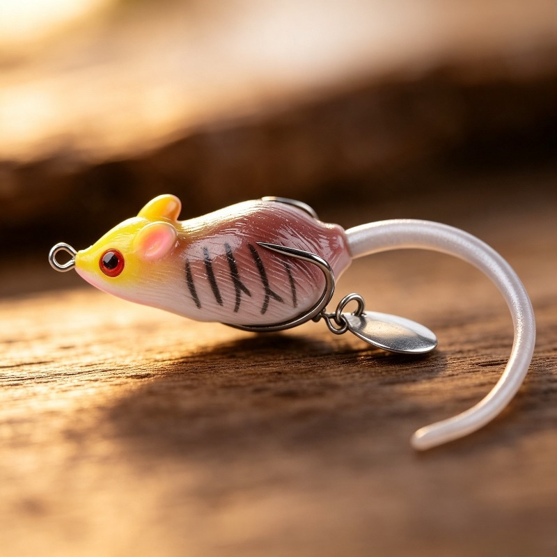 เหยื่อตกปลาแบบนิ่ม 1 ชิ้น/2 ชิ - Fishing Hook Weedless บทวิจารณ์และราคา