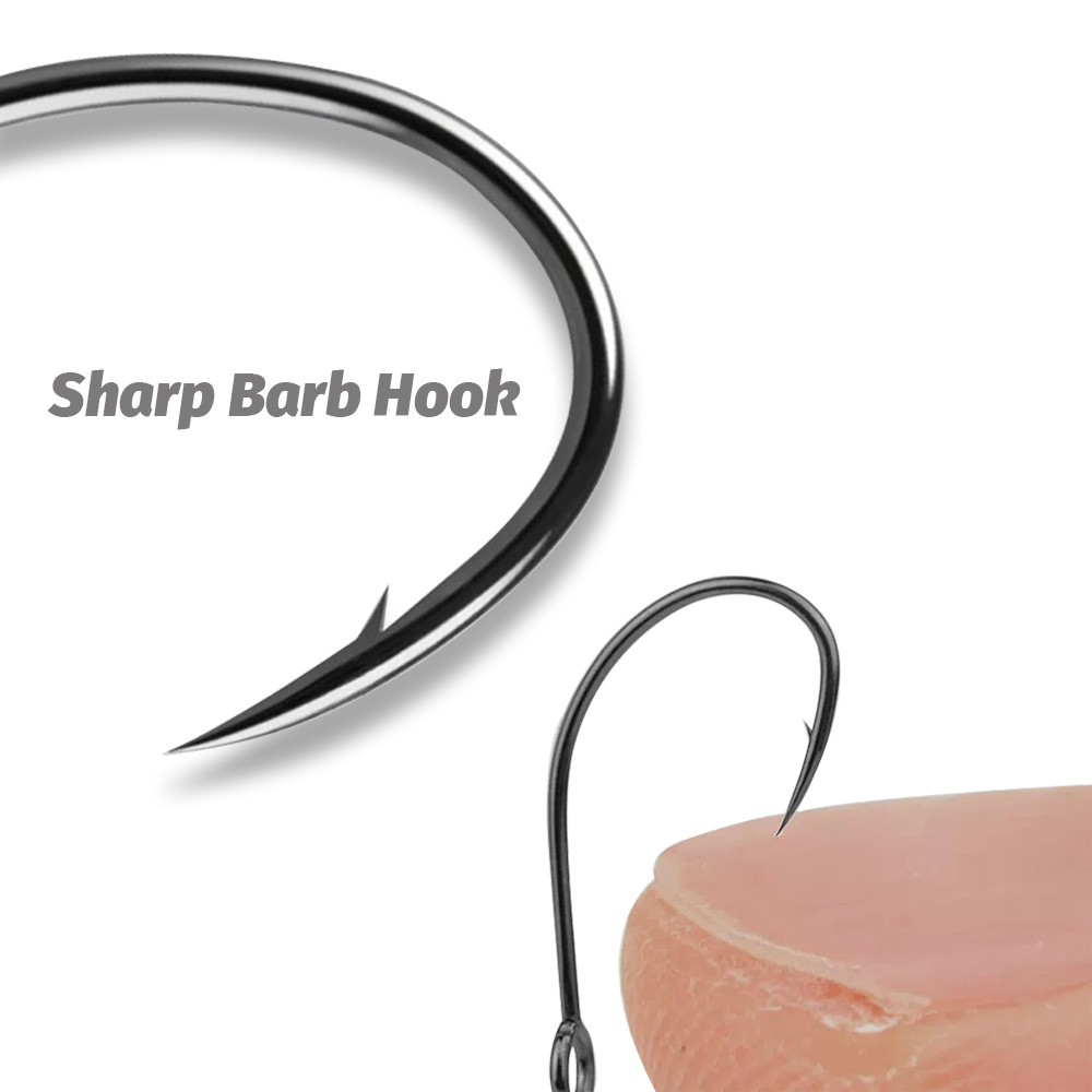 ตะขอเดี่ยวแหวนใหญ่ 20 ชิ้น 2 # - Fishing Hook Circle บทวิจารณ์และราคา