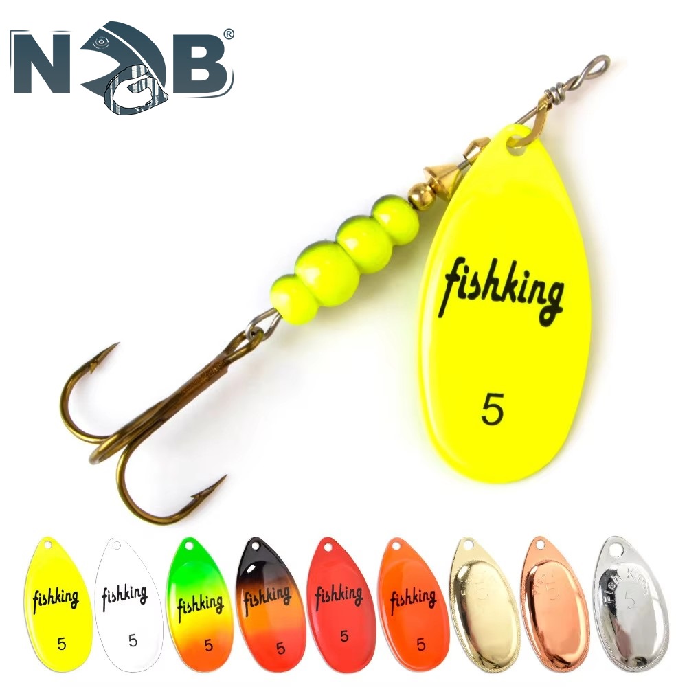 NGB Spinner เหยื่อ 3.9g 4.6g 7 - Fishing Hook Treble บทวิจารณ์และราคา