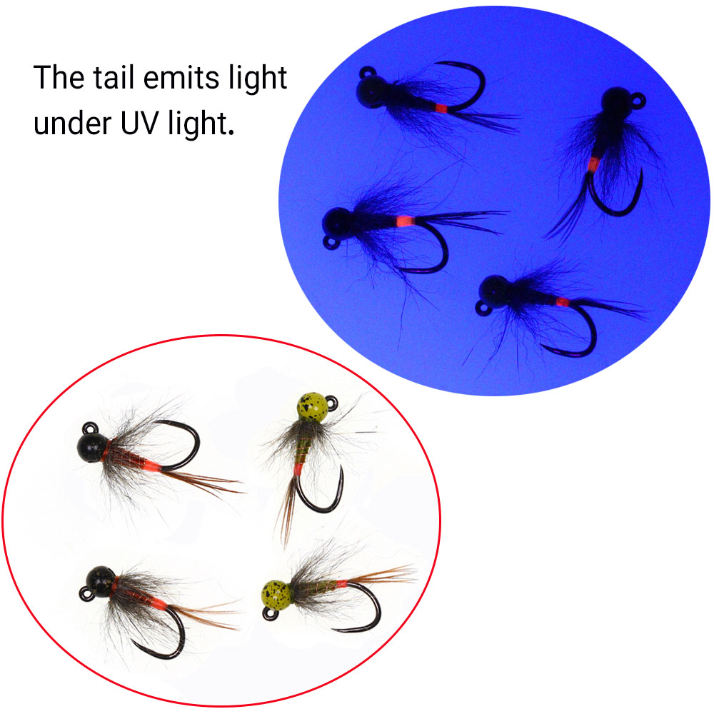 เหยื่อตกปลาแบบจิ๊กหัวทังสเตน 6 - Fishing Hook Barbless บทวิจารณ์และราคา