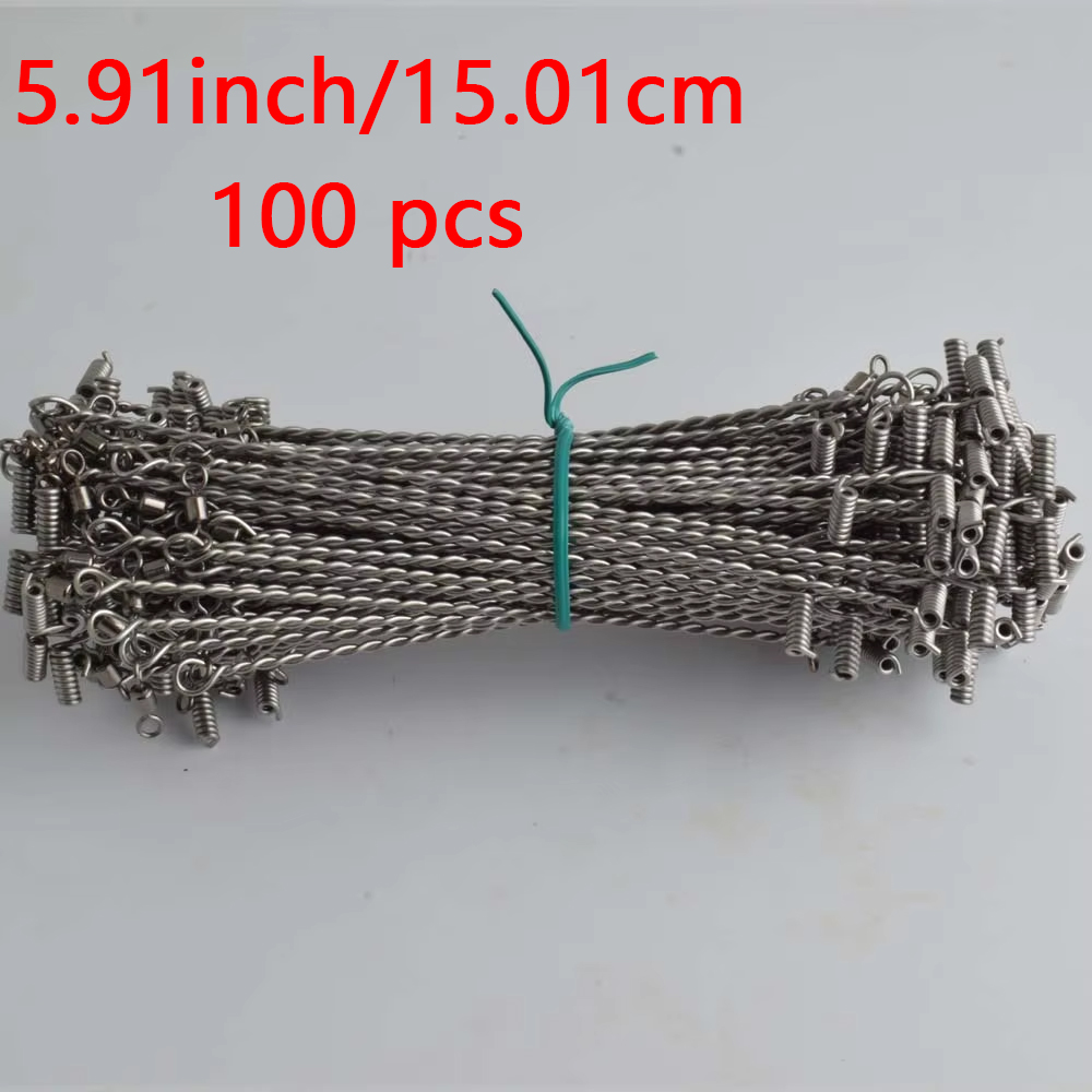 100 ชิ้น ตะขอสมดุล, ข้อต่อสายต - Fishing Hook Stainless Steel บทวิจารณ์และราคา