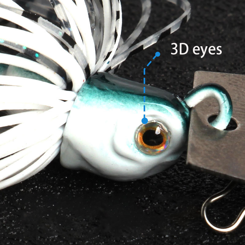 1pc12g ยาง Jig Head Weedless J - Fishing Hook Weedless บทวิจารณ์และราคา