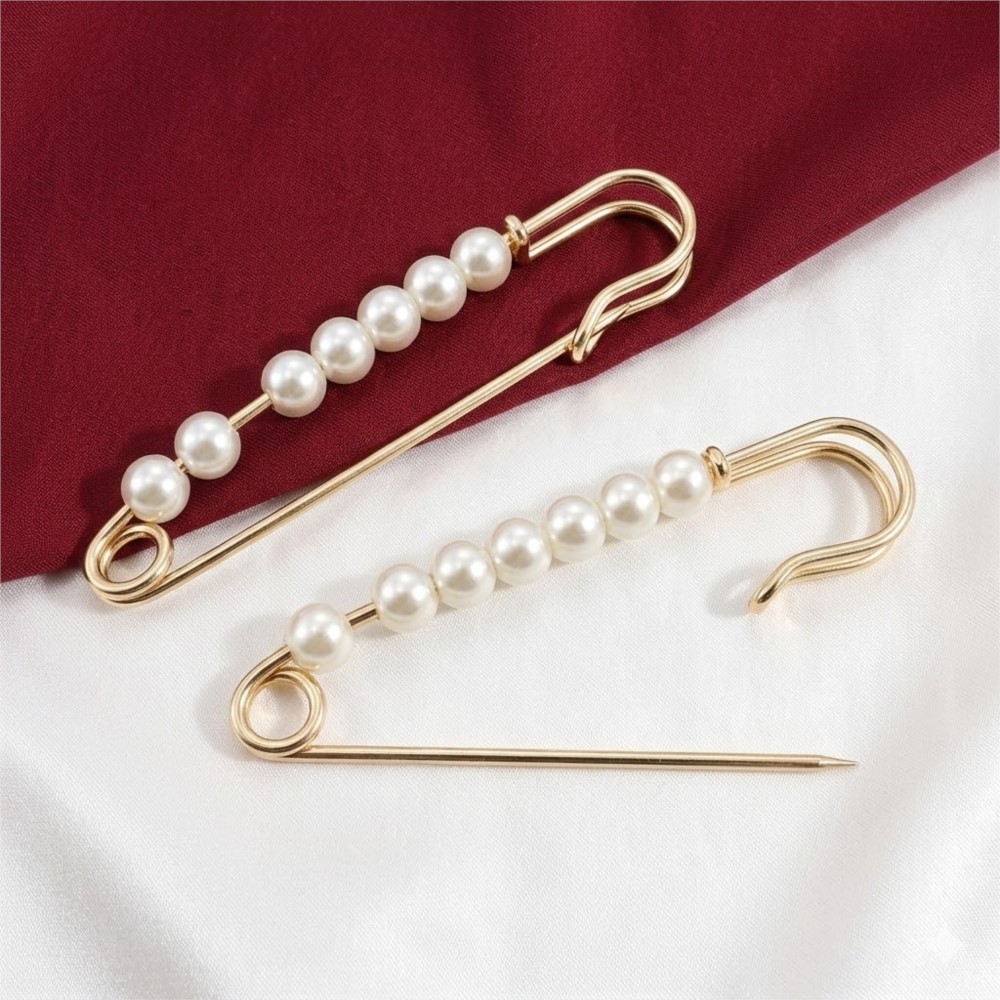 เข็มกลัดตกแต่งมุกเทียมขนาดใหญ่ - Fishing Hook Size บทวิจารณ์และราคา
