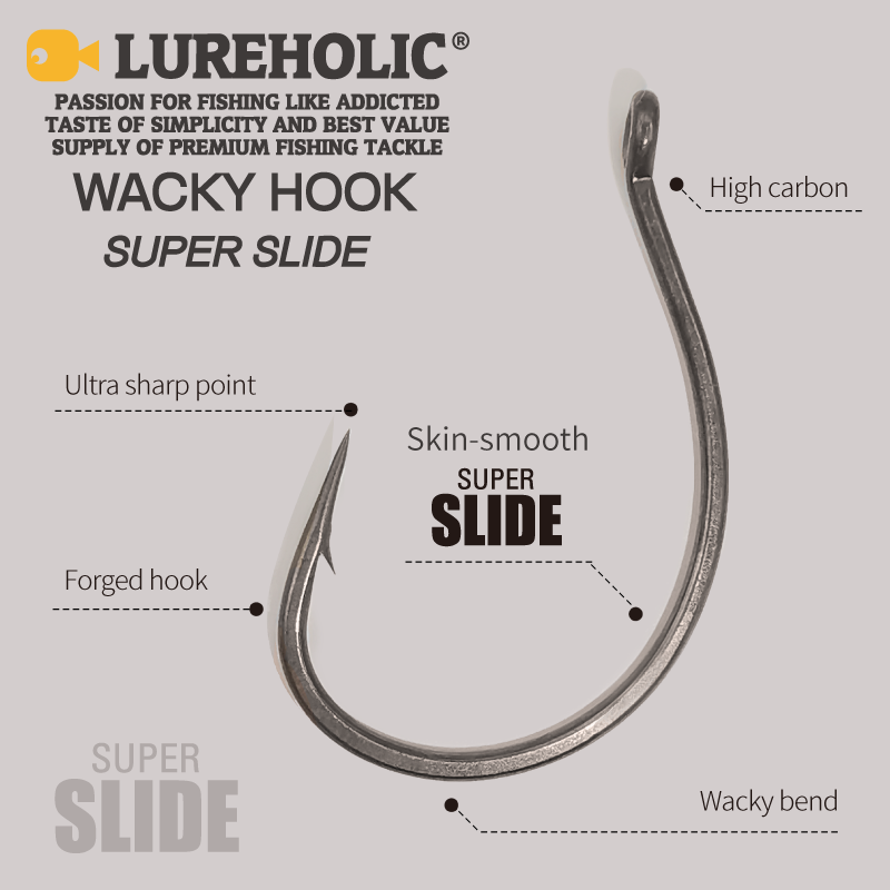 LUREHOLIC PTFE Super สไลด์ Wac - Fishing Hook Offset บทวิจารณ์และราคา