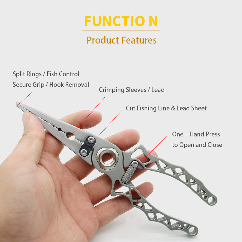 คีมตกปลาแบบพกพาทำจากสแตนเลสอเน - Fishing Hook Remover บทวิจารณ์และราคา
