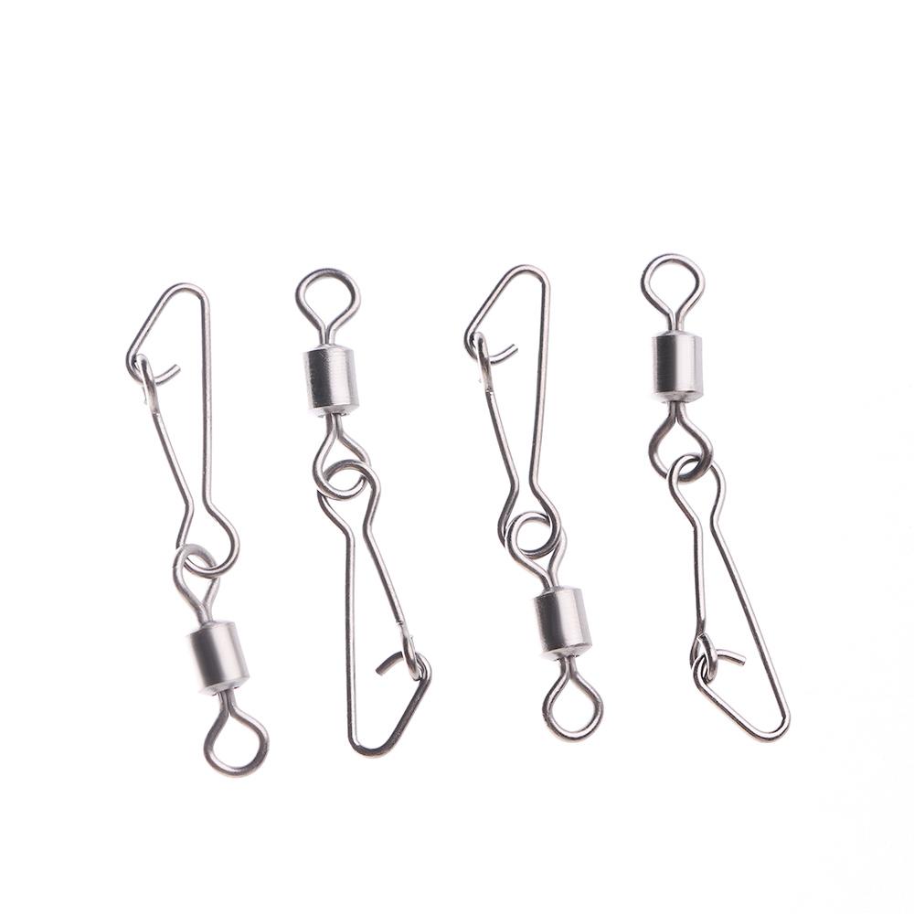 ตัวหมุนโลหะทนทานพร้อมตะขอเกี่ย - Fishing Hook Stainless Steel บทวิจารณ์และราคา