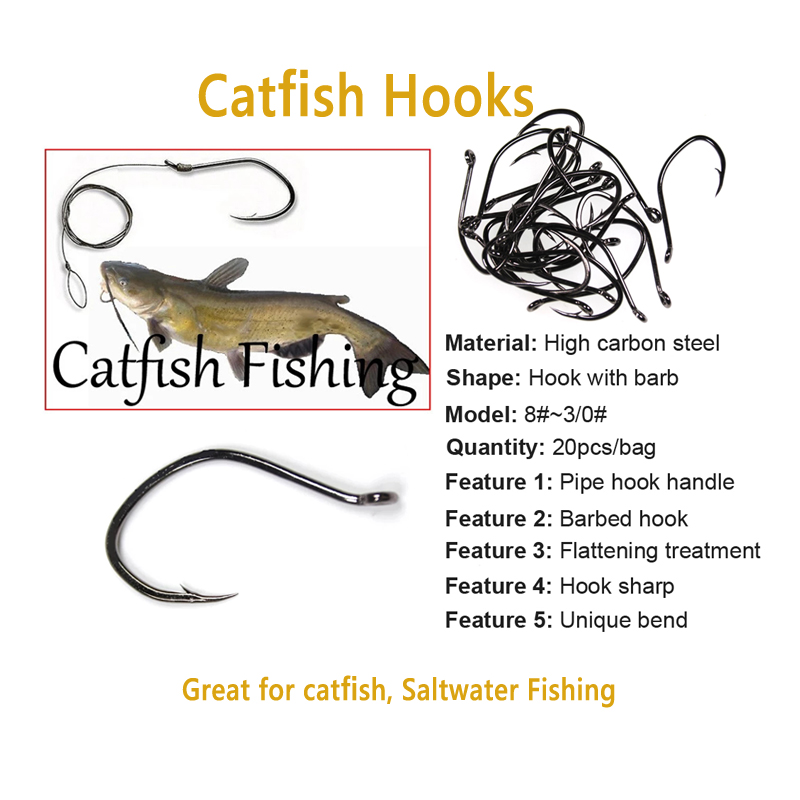 Wifreo 20pcs V รูปร่างปลาดุกตะ - Fishing Hook Assortment บทวิจารณ์และราคา