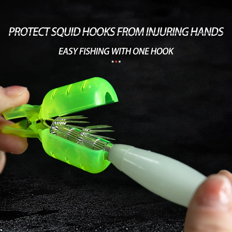 10 ชิ้น/ล็อตปลาหมึก Jig Hook ไ - Fishing Hook Jig บทวิจารณ์และราคา