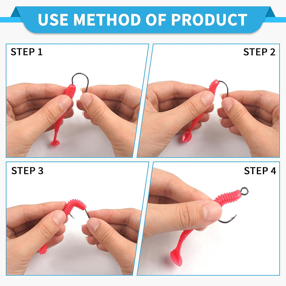 70 ชิ้นตกปลาอินไลน์ตะขอเดี่ยวเ - Fishing Hook Offset บทวิจารณ์และราคา
