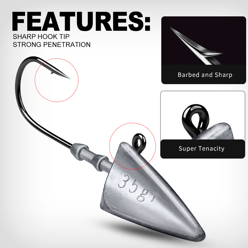 ตะขอเบ็ดตกปลาแบบสามเหลี่ยม WOD - Fishing Hook Barbless บทวิจารณ์และราคา