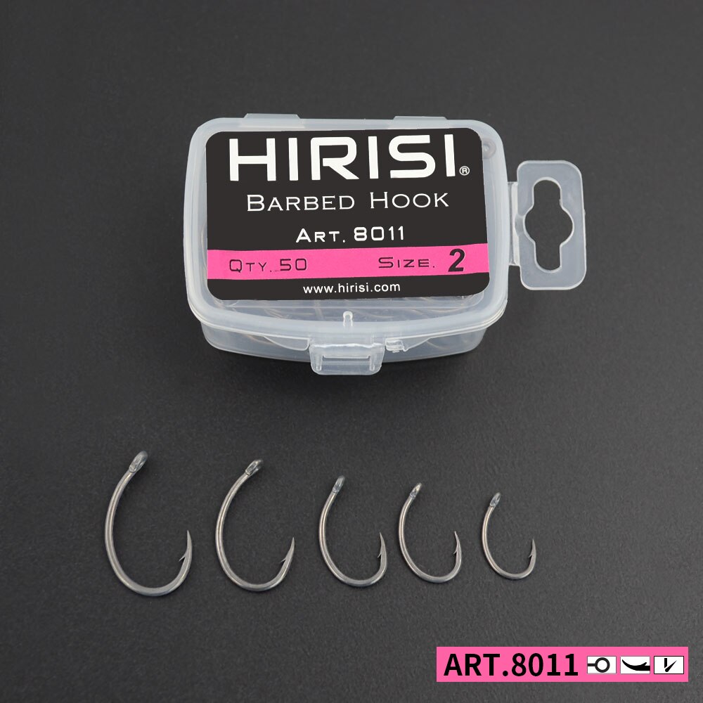 Hirisi ปลาคาร์พตะขอตกปลา 50 ชิ - Fishing Hook Offset บทวิจารณ์และราคา