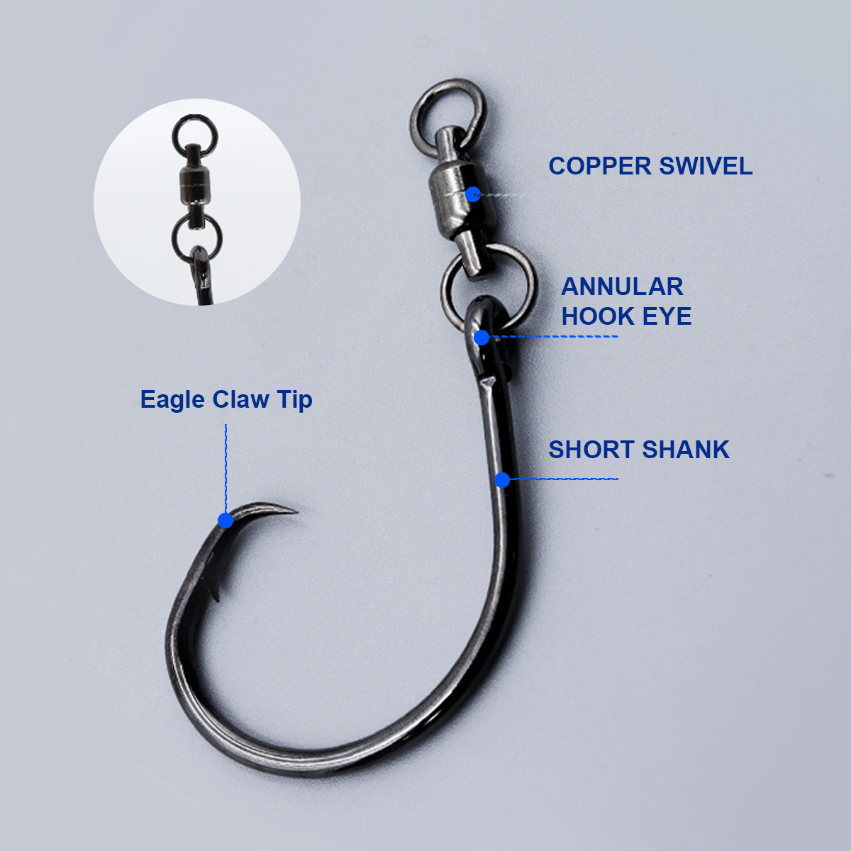 ZYZHE 3/6/9 ชิ้น ตะขอเกี่ยววงก - Fishing Hook Offset บทวิจารณ์และราคา