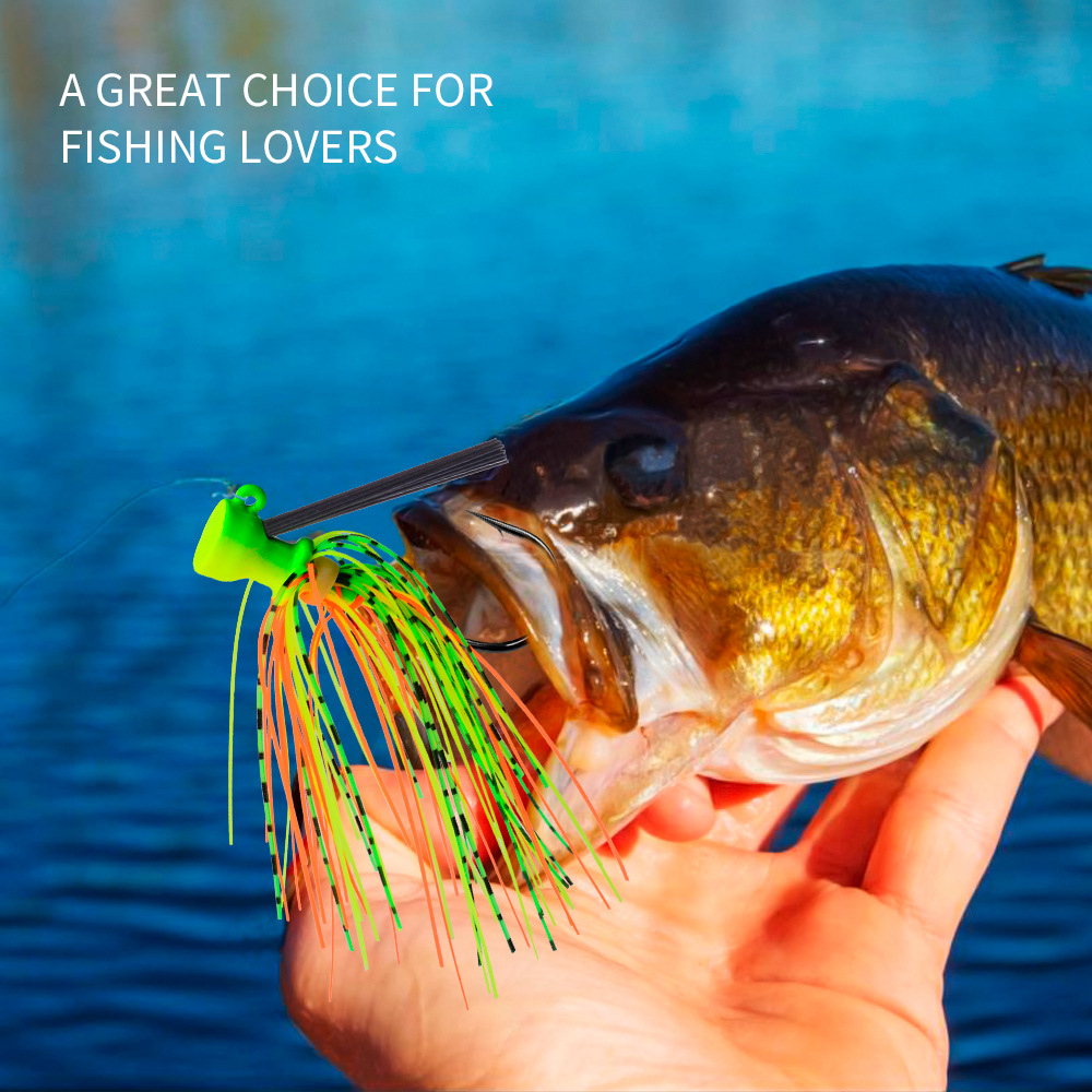 เหยื่อตกปลาแบบจิ๊ก 7G 10G 14G  - Fishing Hook Weedless บทวิจารณ์และราคา