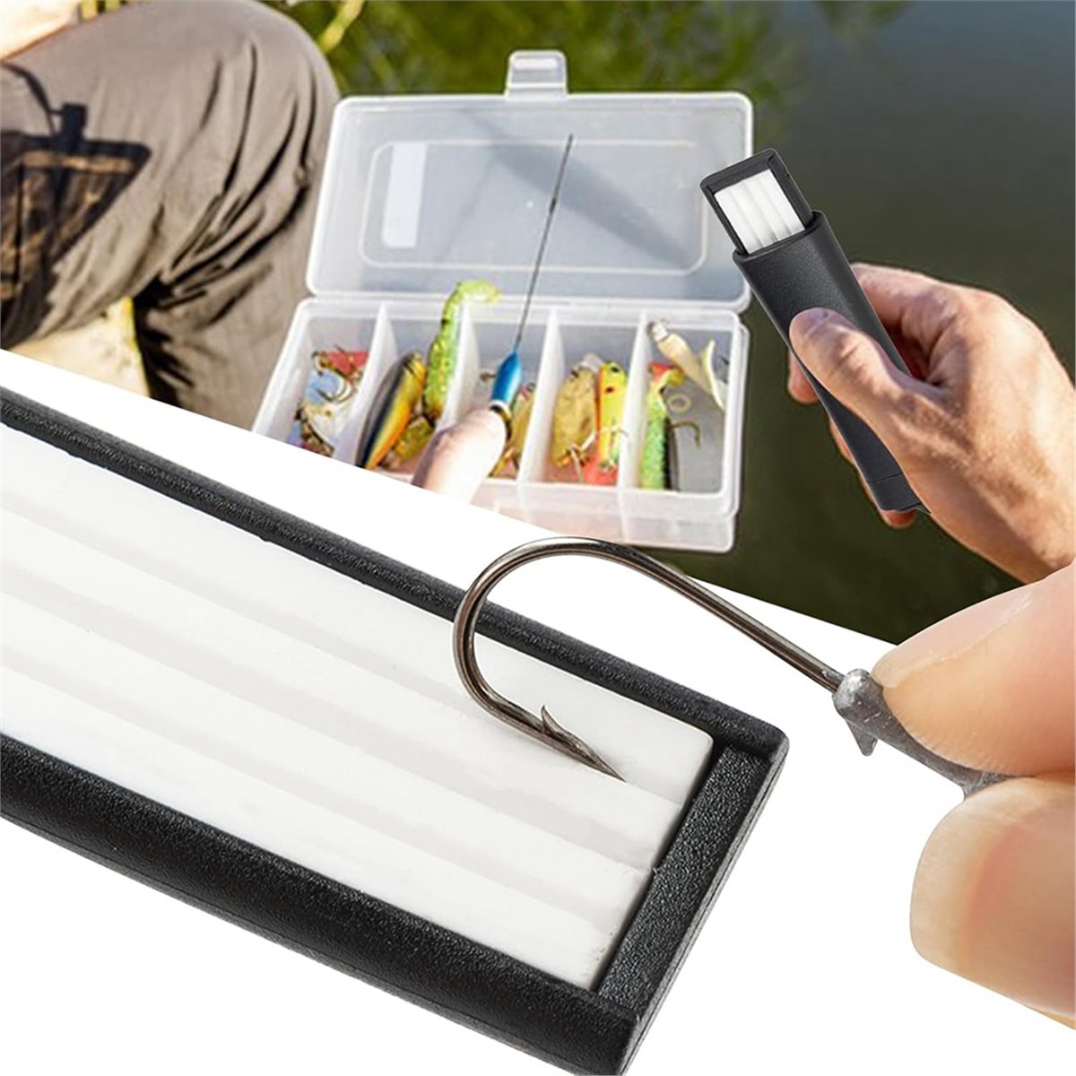 เครื่องลับตะขอเบ็ด - เครื่องมื - Fishing Hook Sharpener บทวิจารณ์และราคา