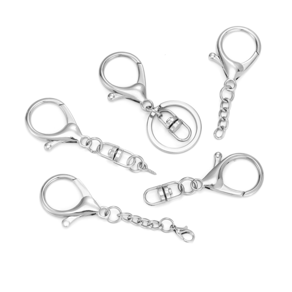 ตัวล็อคแบบก้ามปูขนาดใหญ่สีเงิน - Fishing Hook Size บทวิจารณ์และราคา