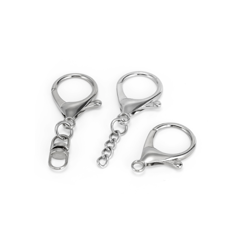 ตัวล็อคแบบก้ามปูขนาดใหญ่สีเงิน - Fishing Hook Size บทวิจารณ์และราคา